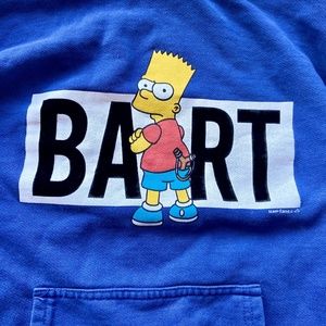 Zara kids Bart Simpson hooded sweater size 13-14Y